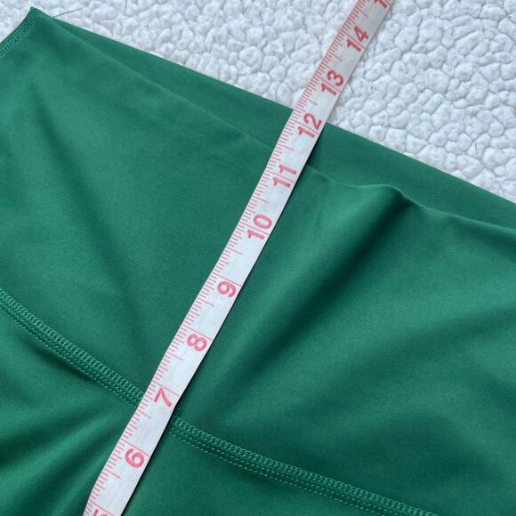 Nike Dri Fit Christmas Green Warm Up Leggings Medium - Picture 7 of 8